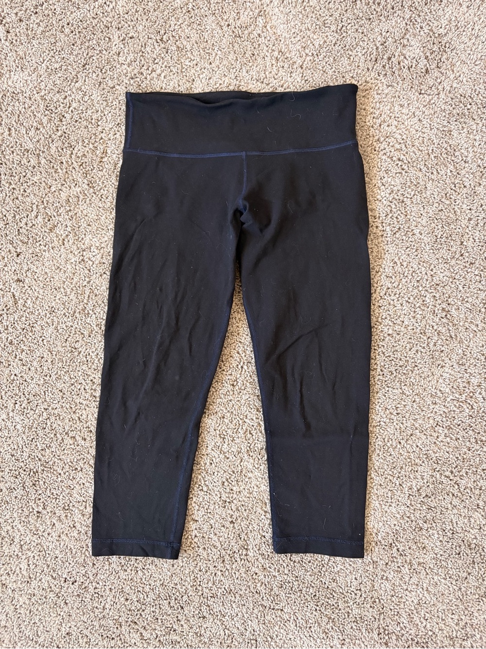 lululemon athletica Black Capri Leggings